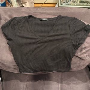 SHEIN black crop top